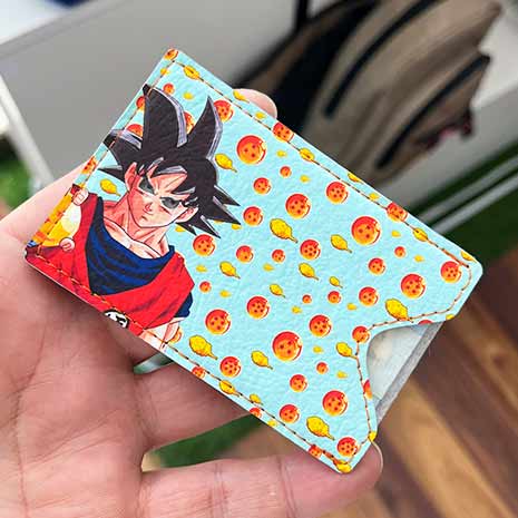 Porta Carnet de Identidad Goku