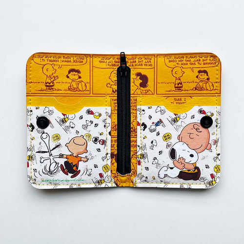 Billetera de cuerina Charlie Brown