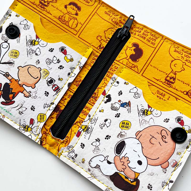 Billetera de cuerina Charlie Brown