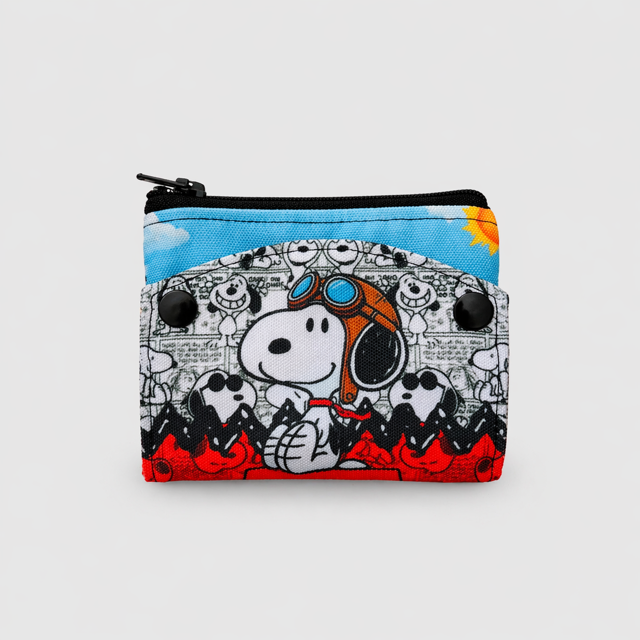 Tarjetero Monedero Snoopy Aviador