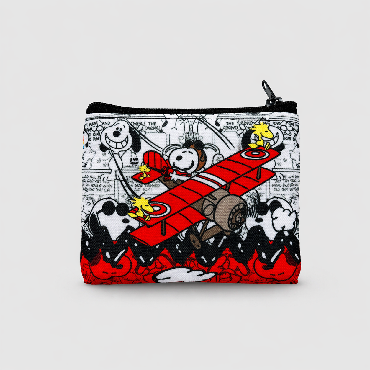 Tarjetero Monedero Snoopy Aviador