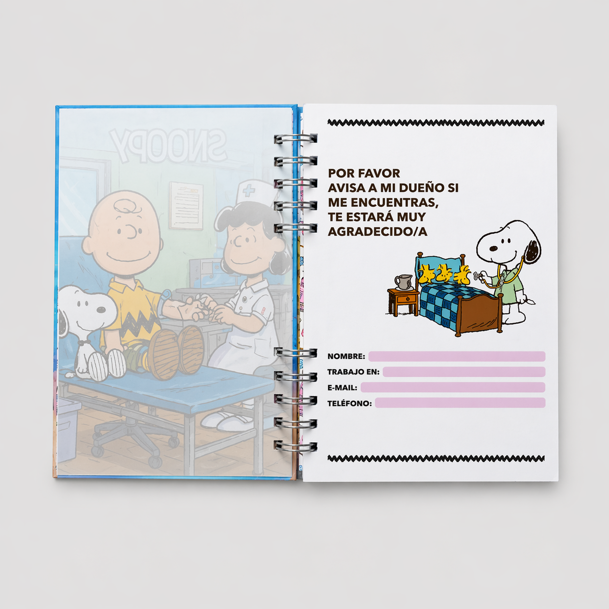 Agenda Snoopy Turnario