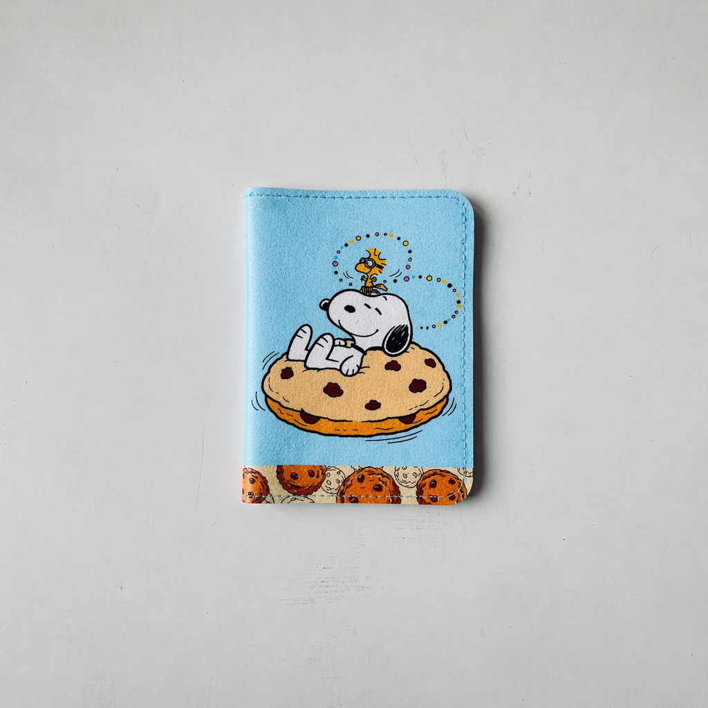 Porta Pasaporte Snoopy Cookie