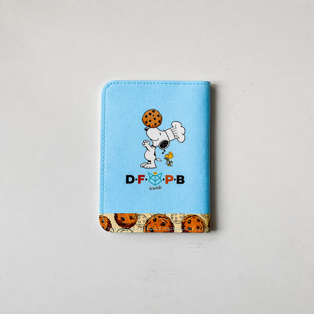 Porta Pasaporte Snoopy Cookie