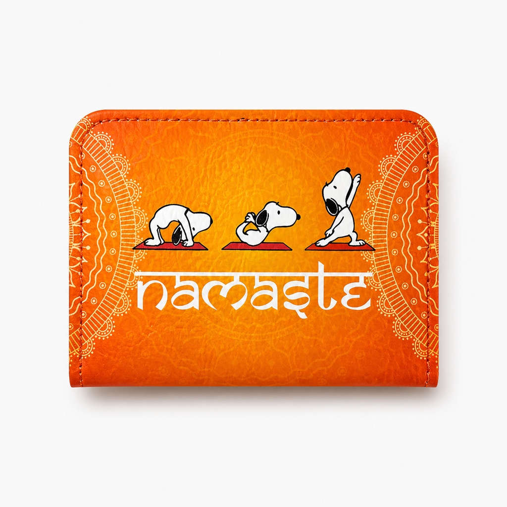 Billetera de cuerina Snoopy Namaste