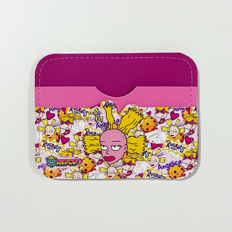 Tarjetero de cuerina Angelica Pickles