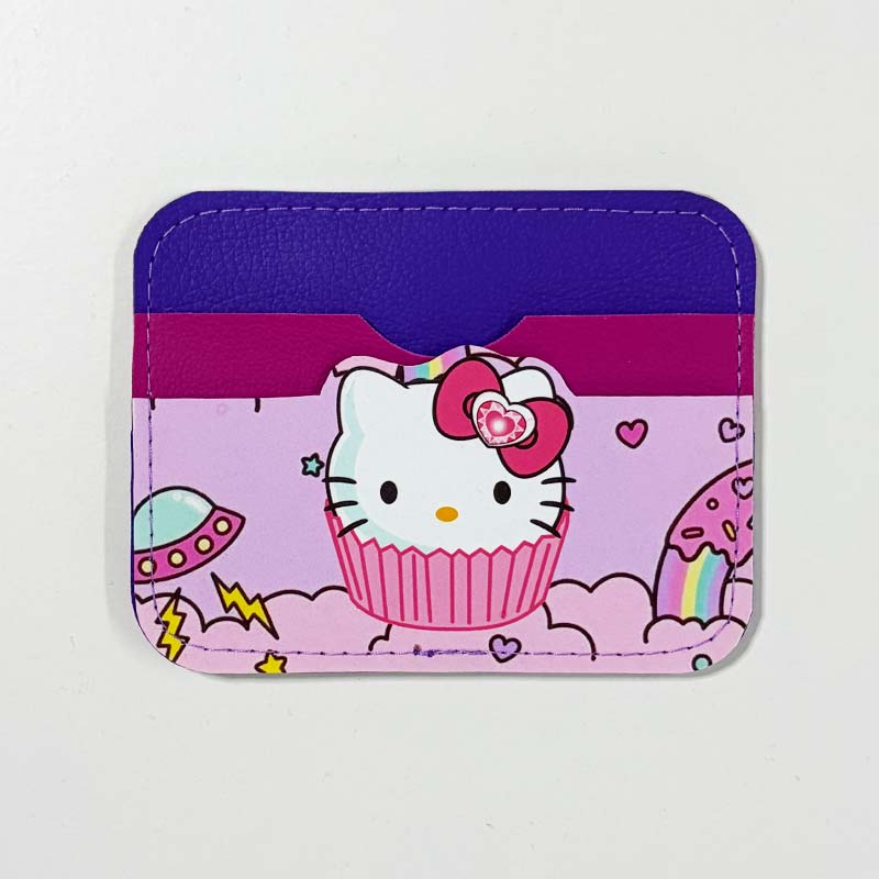 Tarjetero de cuerina Hello Kitty
