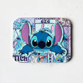 Tarjetero de cuerina Stitch