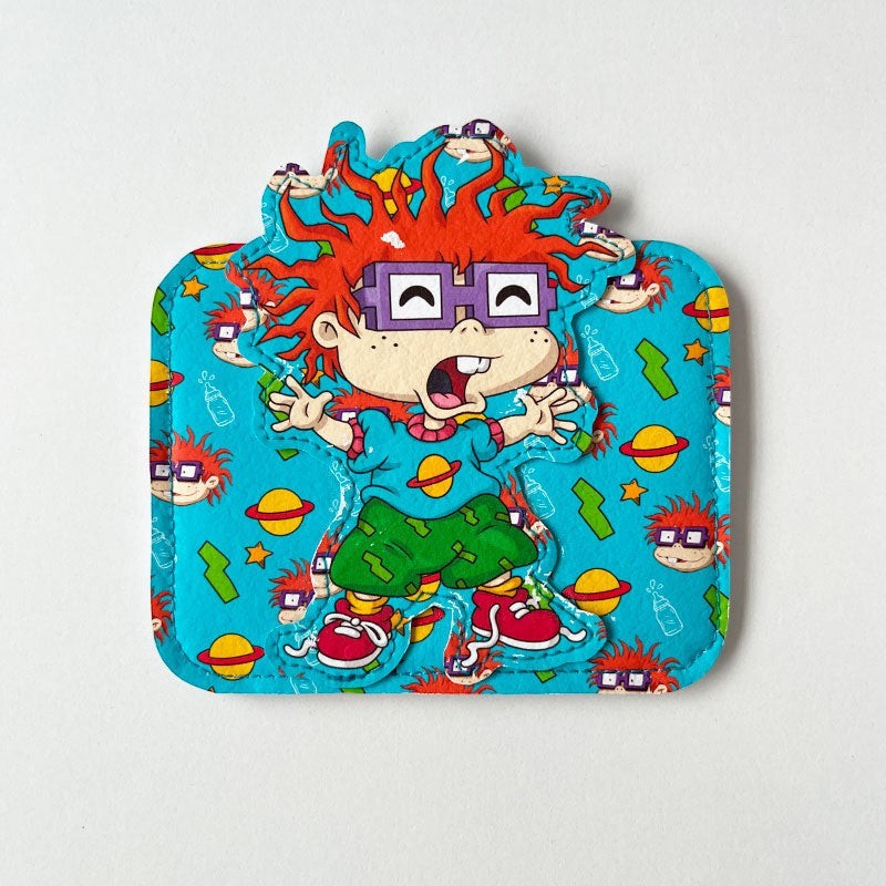 Tarjetero de cuerina Carlitos Rugrats