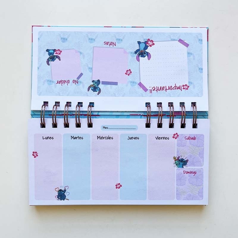 Planner semanal Stitch