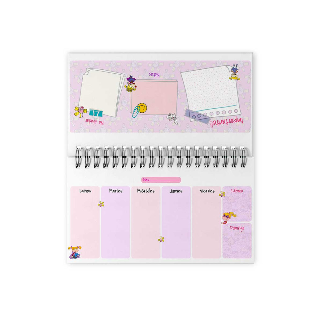 Planner Angelica Pickles 10x20 cm - Archivo Digital
