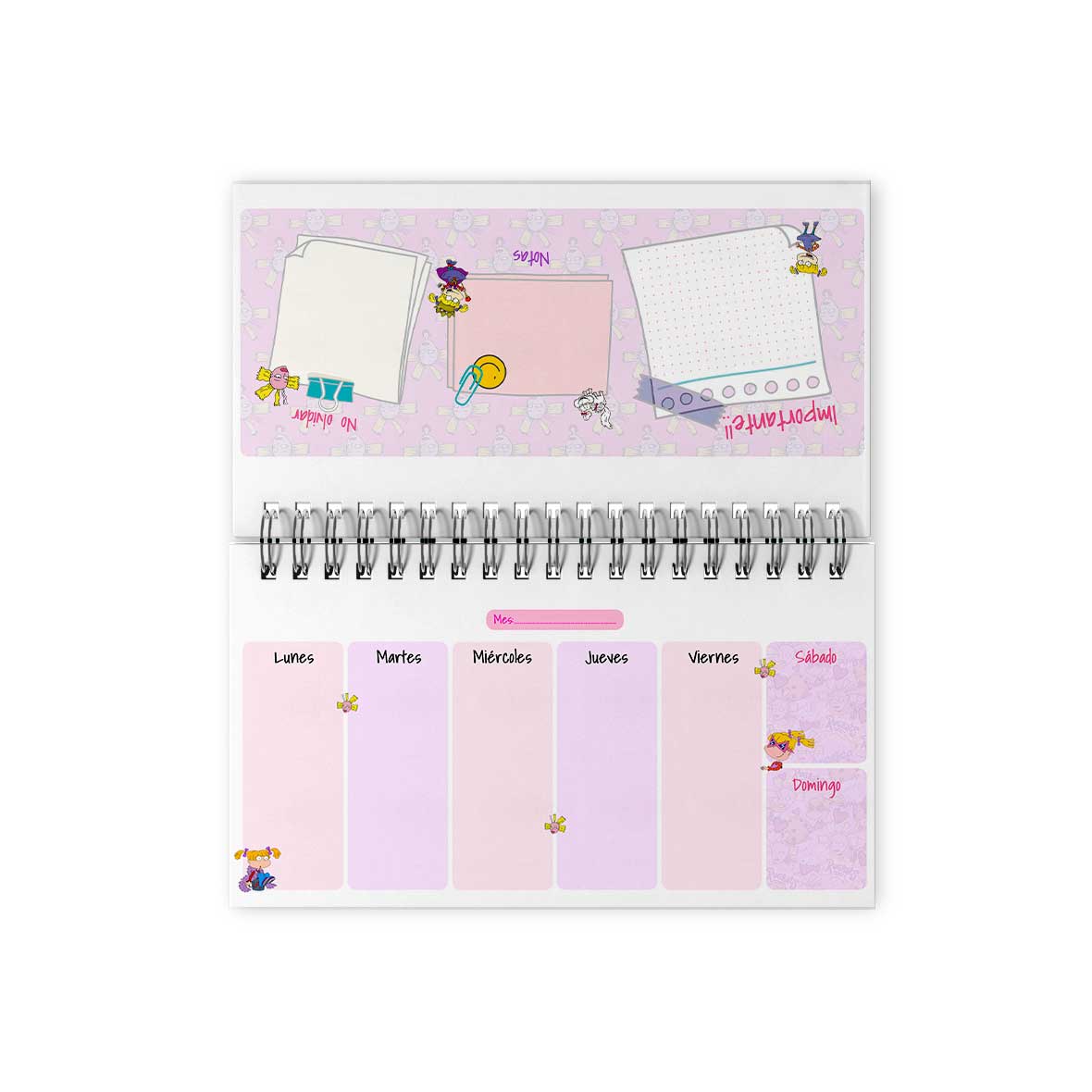 Planner Angelica Pickles 10x20 cm - Archivo Digital