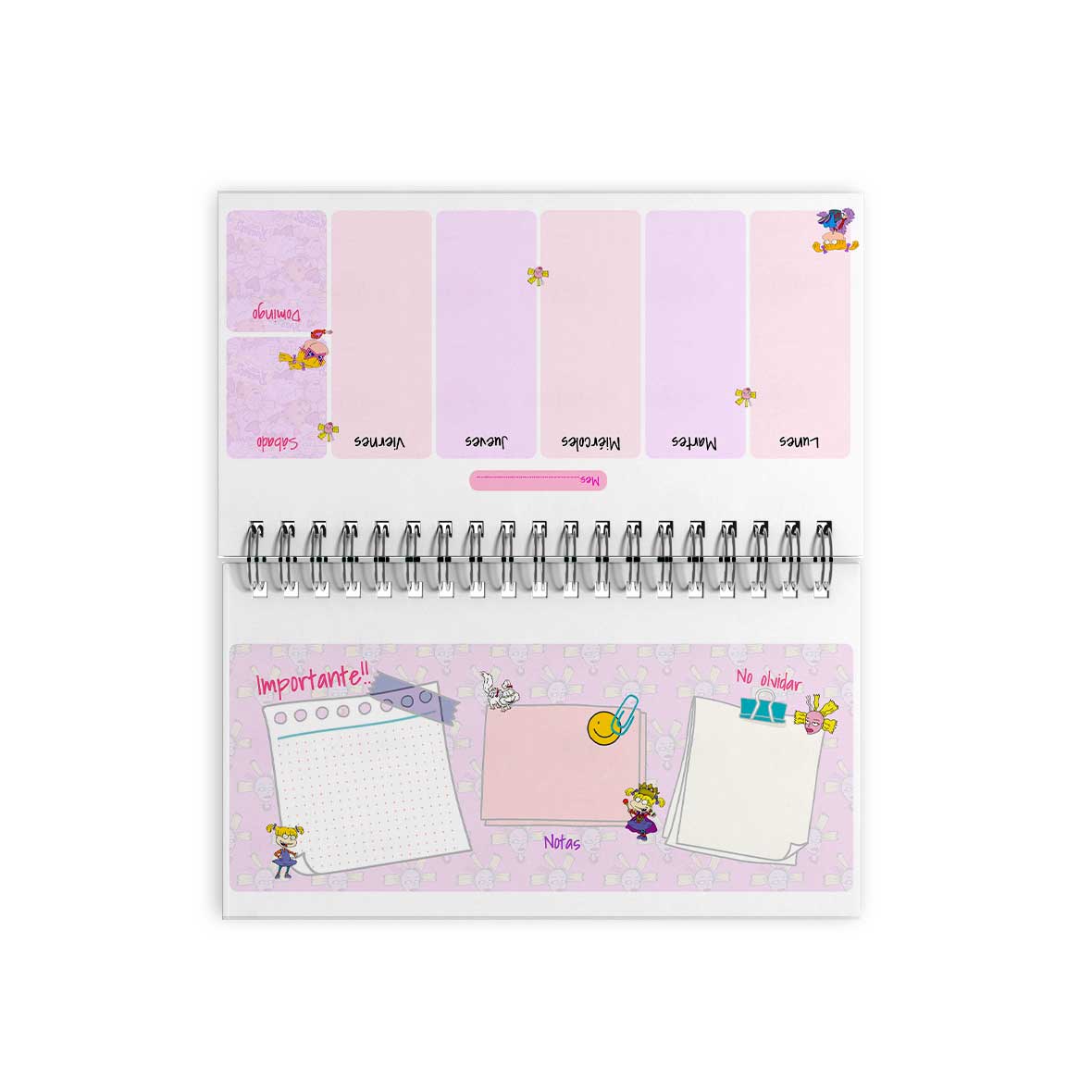 Planner Angelica Pickles 10x20 cm - Archivo Digital
