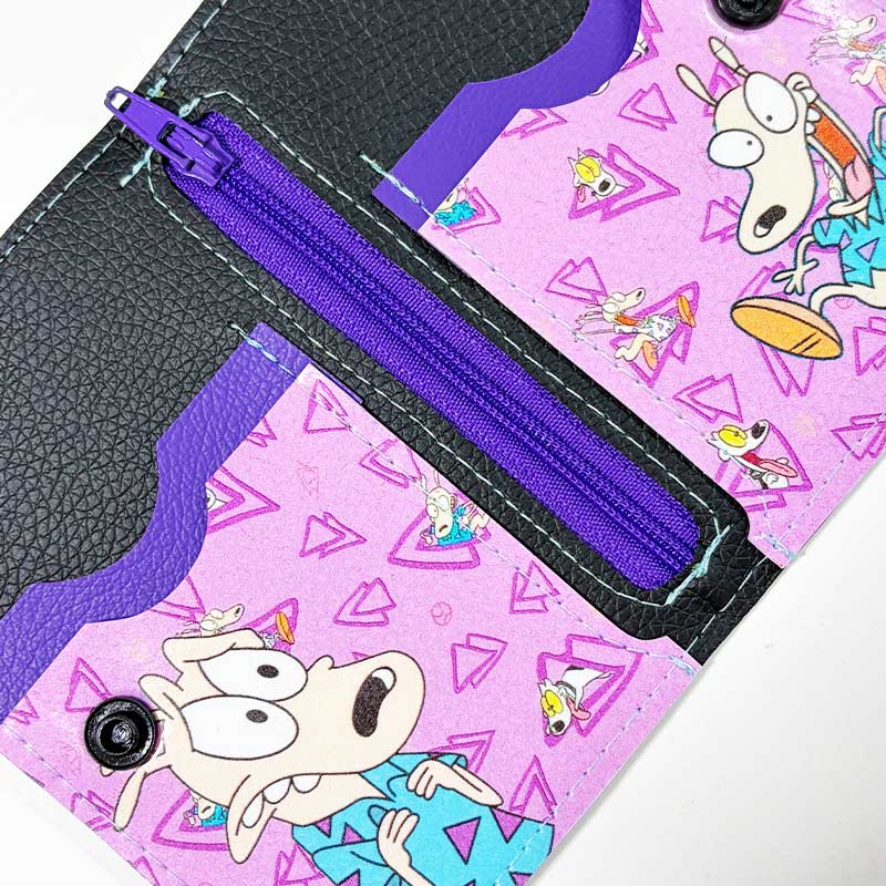 Billetera de cuerina La vida moderna de Rocko