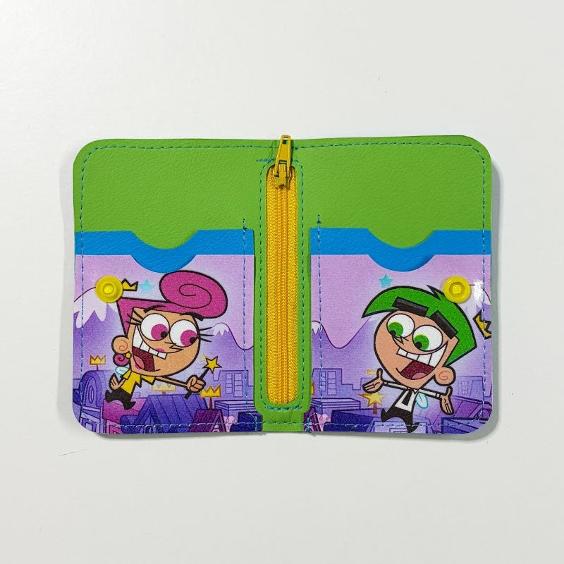 Billetera de cuerina Los Padrinos Mágicos