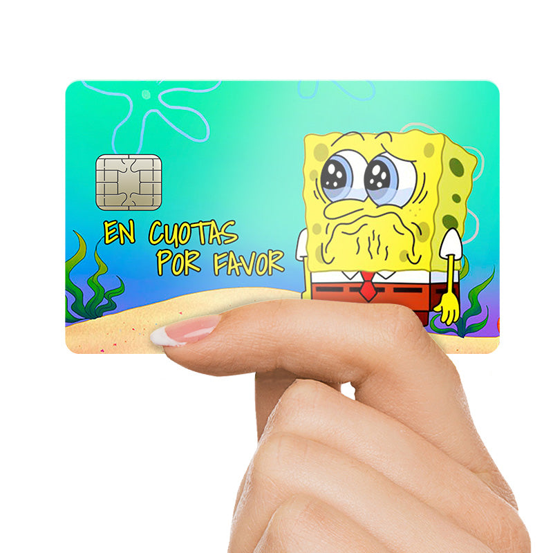 Skin para tarjetas Bob Esponja