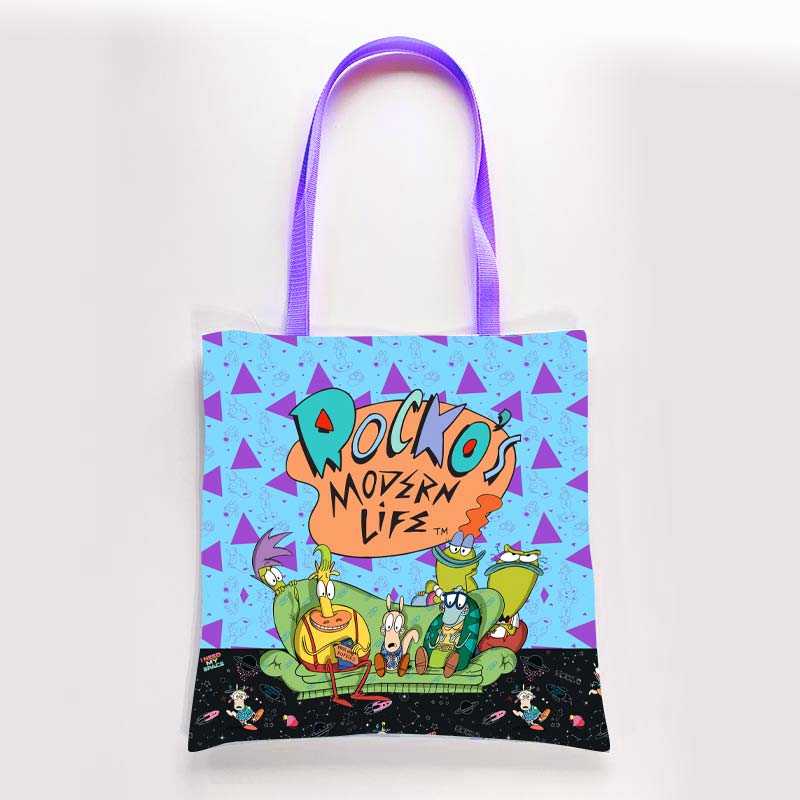 Bolsa de lona impermeable La vida moderna de Rocko