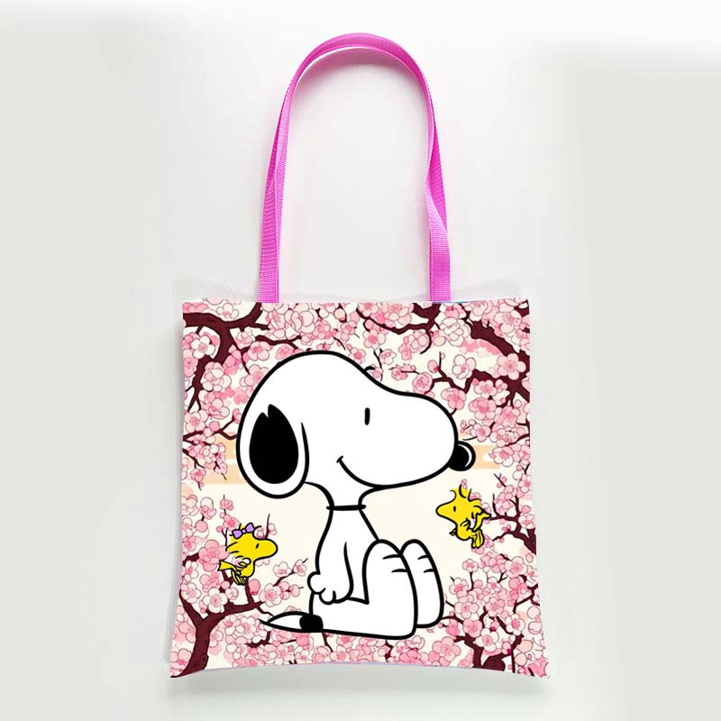 Bolsa de lona impermeable Snoopy Sakura