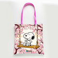 Bolsa de lona impermeable Snoopy Sakura