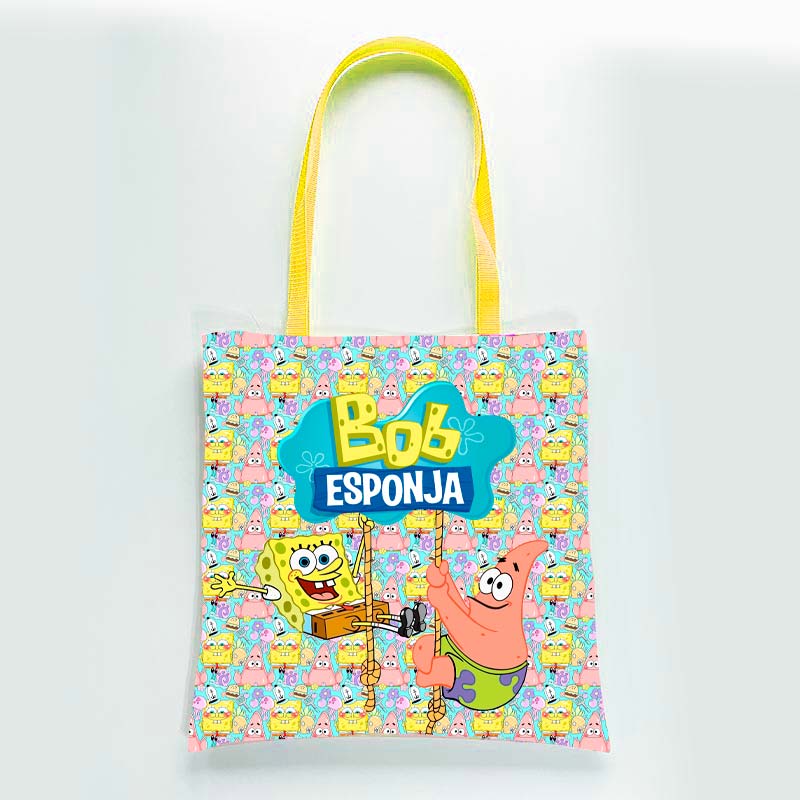 Bolsa de lona impermeable Bob Esponja