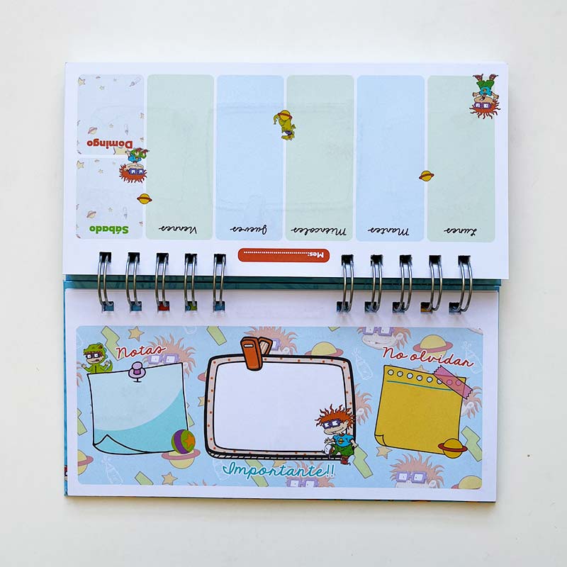 Planner semanal Carlitos Rugrats