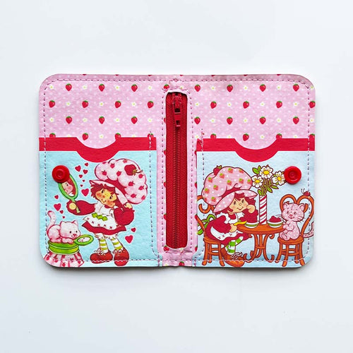 Billetera de cuerina Frutillita