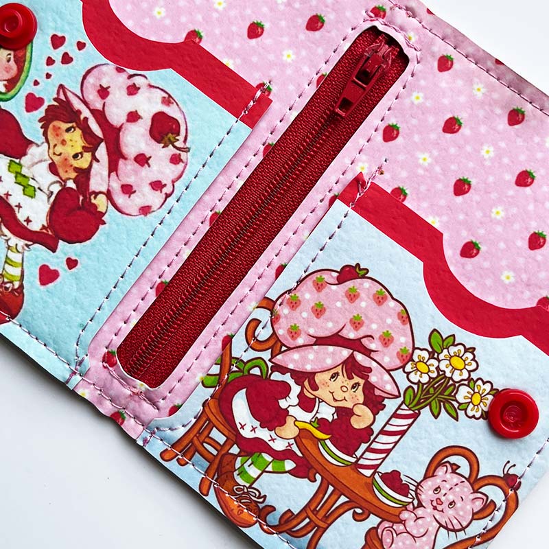 Billetera de cuerina Frutillita