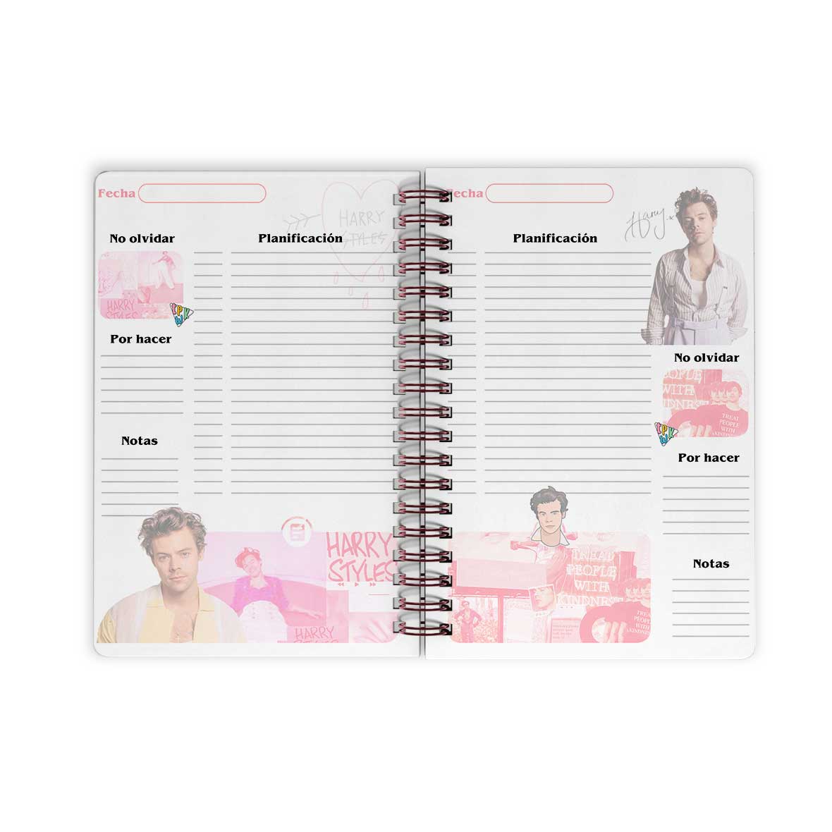 Agenda Harry Styles A5 - Archivo Digital
