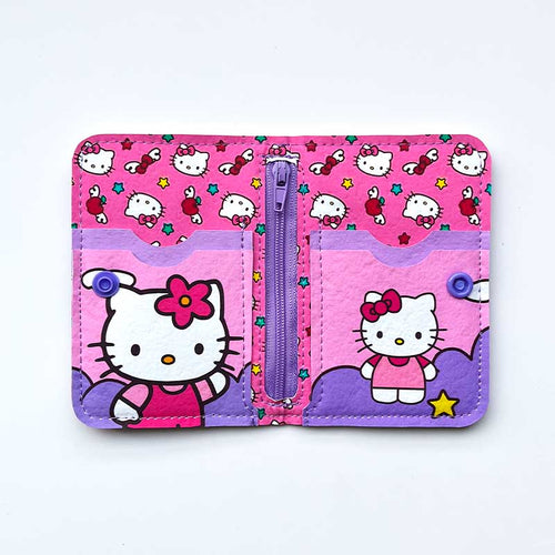 Billetera de cuerina Hello Kitty