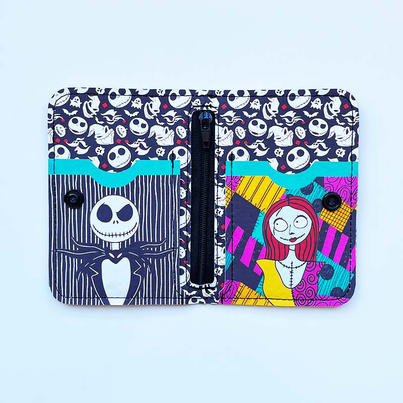 Billetera de cuerina El extraño mundo de Jack
