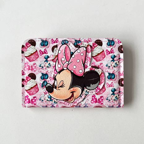 Billetera de cuerina Minnie