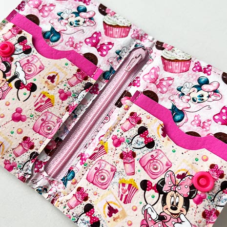 Billetera de cuerina Minnie