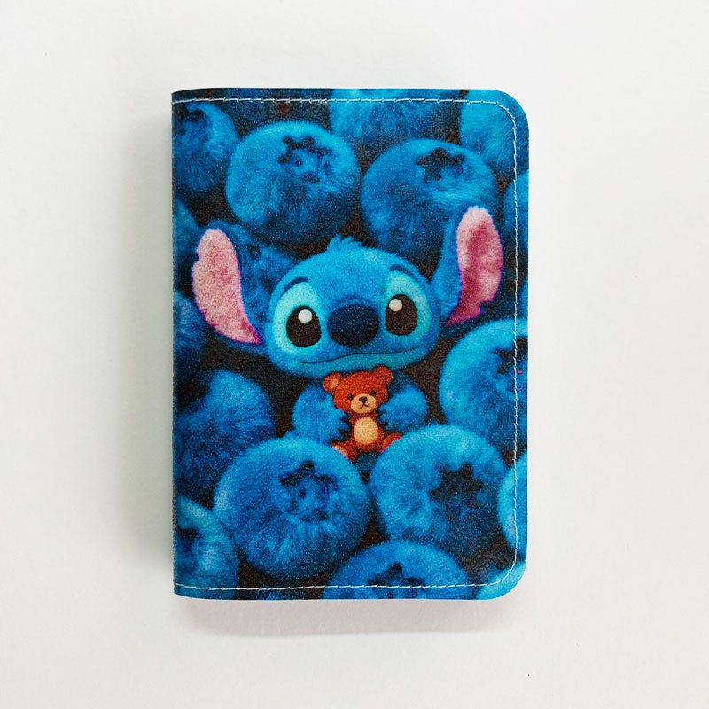 Porta Pasaporte Stitch Fluffy