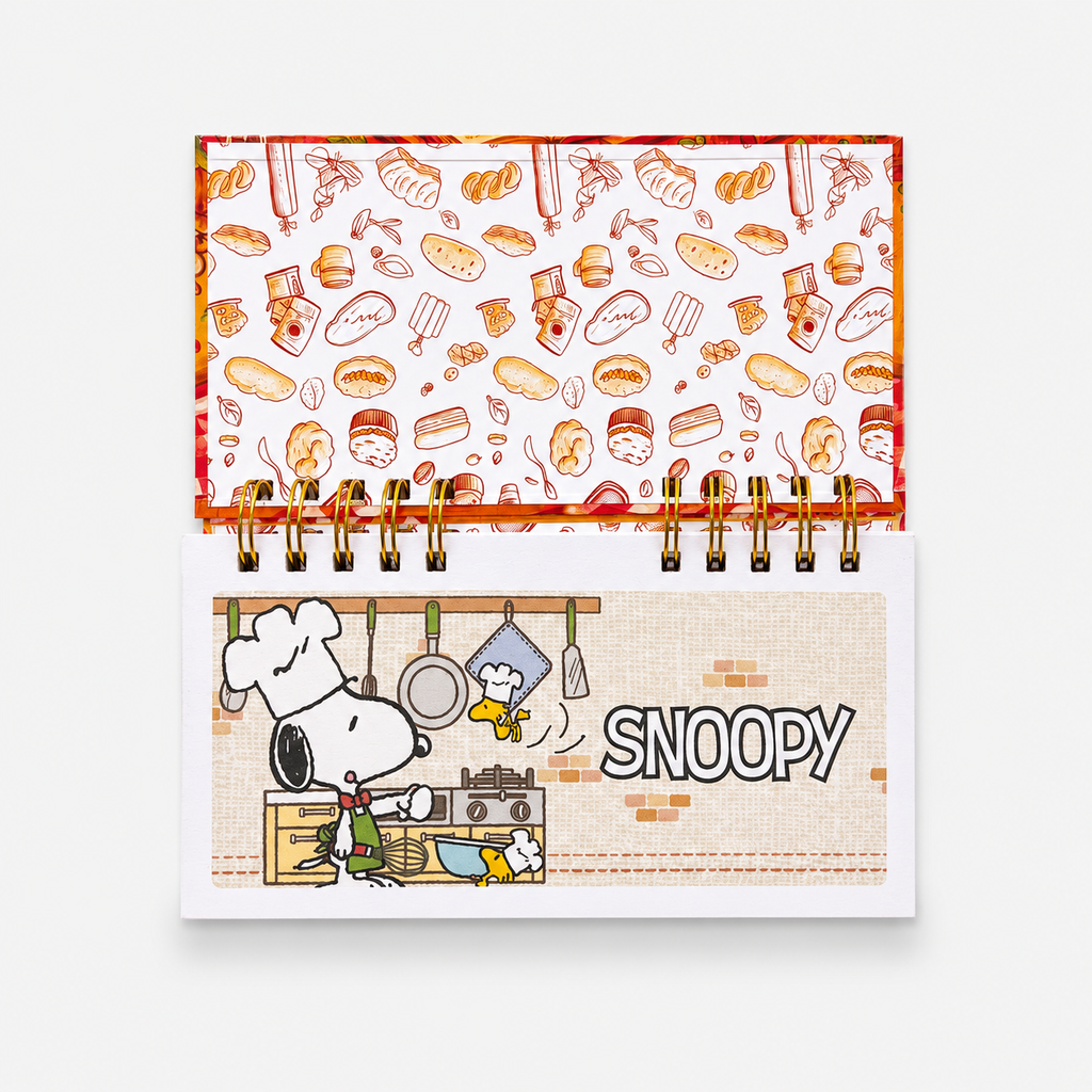 Planner Recetario Snoopy