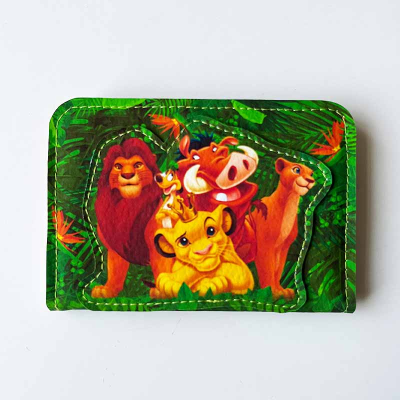 Billetera de cuerina El rey león