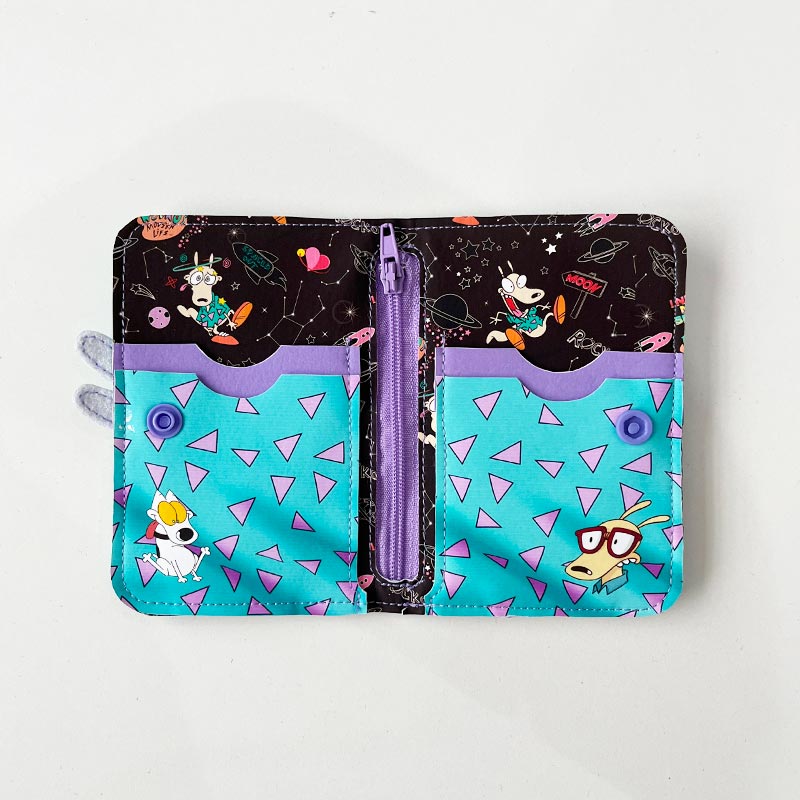 Billetera de cuerina La vida moderna de Rocko
