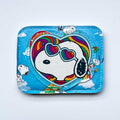 Tarjetero de cuerina Snoopy Colors