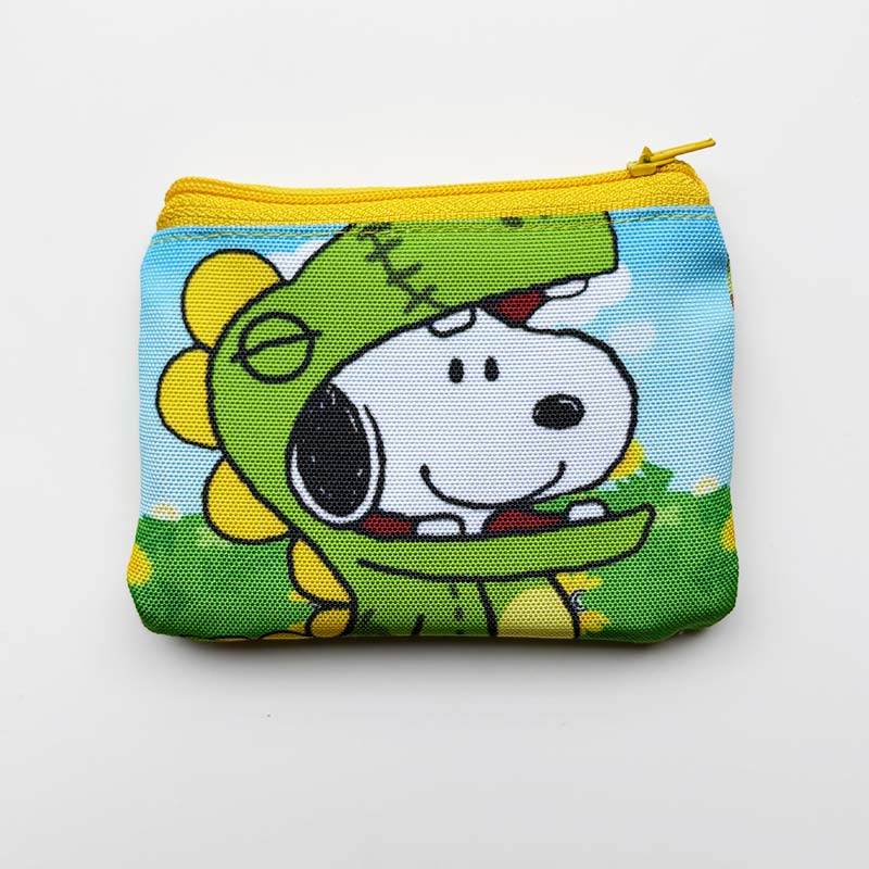 Tarjetero Monedero Snoopy Dino