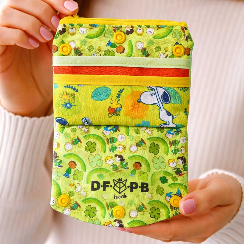 Tarjetero Monedero Snoopy Dino