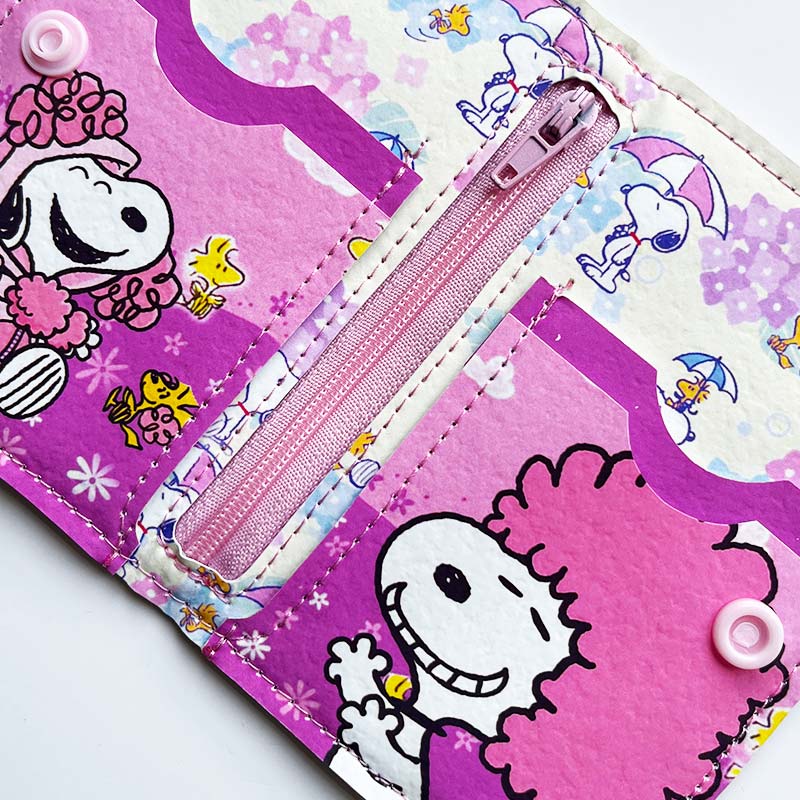 Billetera de cuerina Snoopy Roll