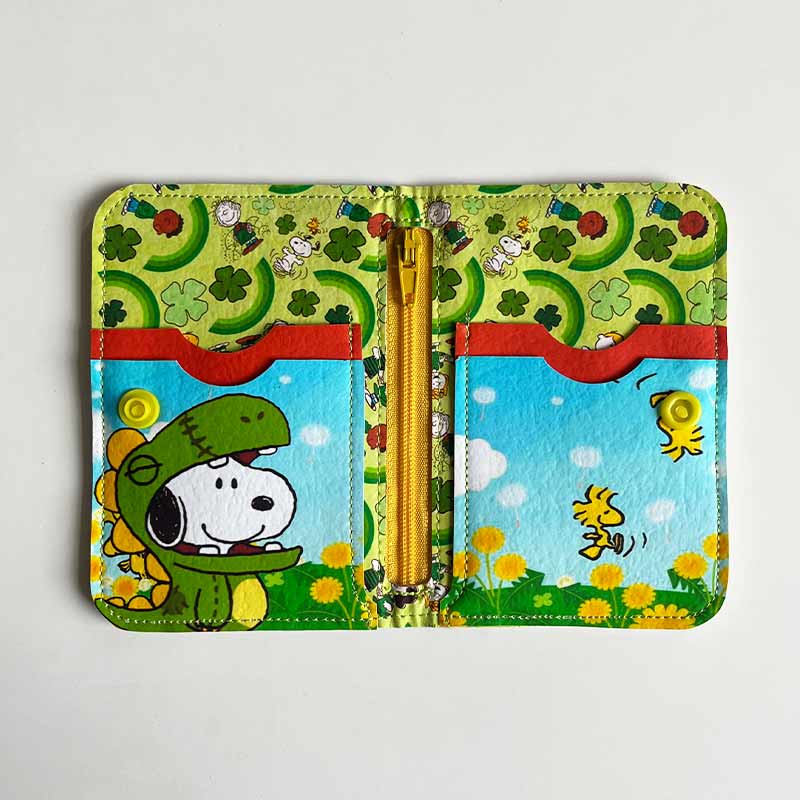 Billetera de cuerina Snoopy Dino