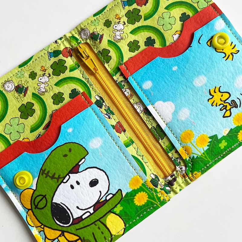 Billetera de cuerina Snoopy Dino
