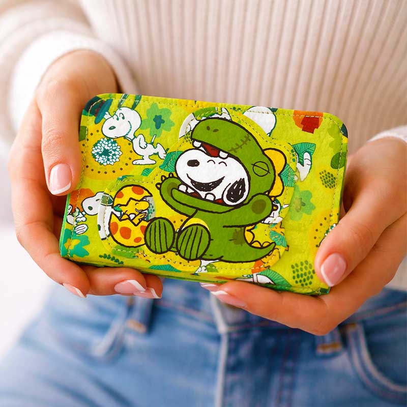 Billetera de cuerina Snoopy Dino
