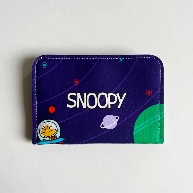 Billetera de cuerina Snoopy Space