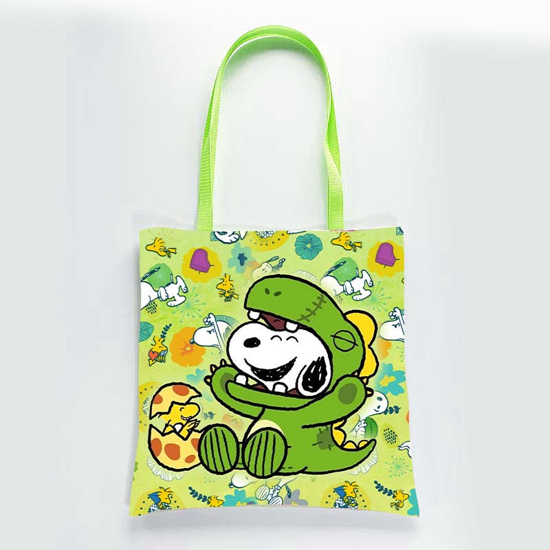 Bolsa de lona impermeable Snoopy Dino