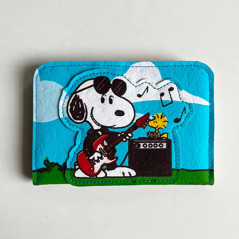 Billetera de cuerina Snoopy