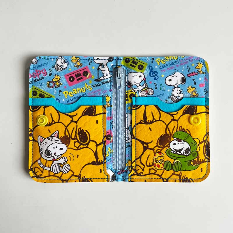 Billetera de cuerina Snoopy