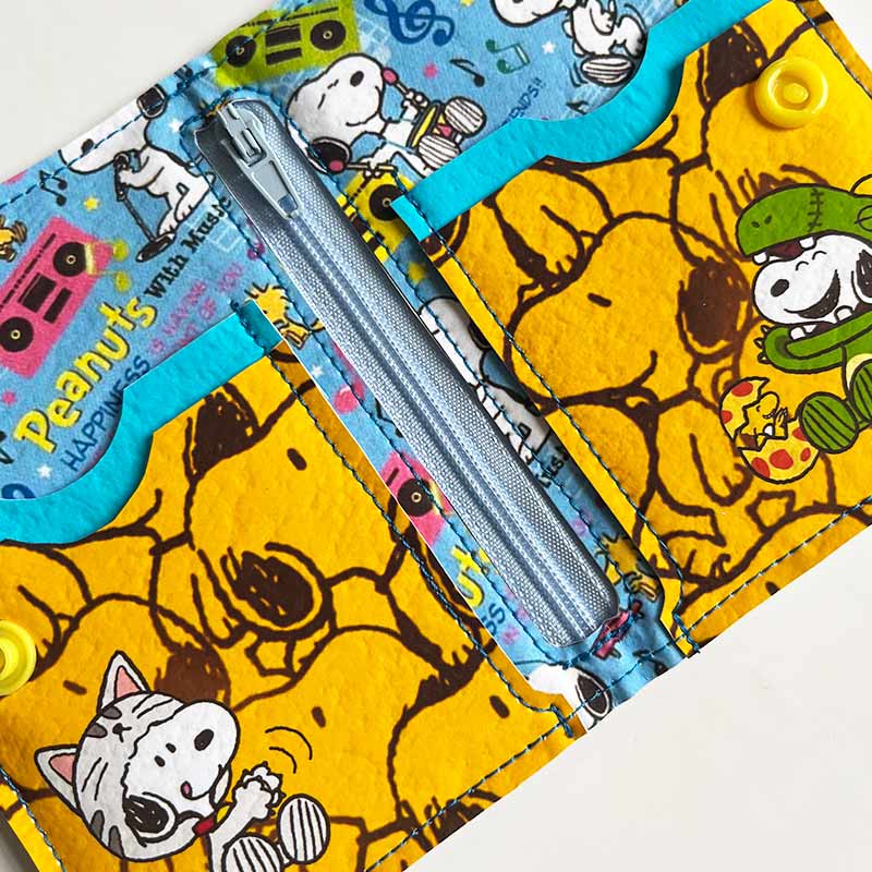Billetera de cuerina Snoopy