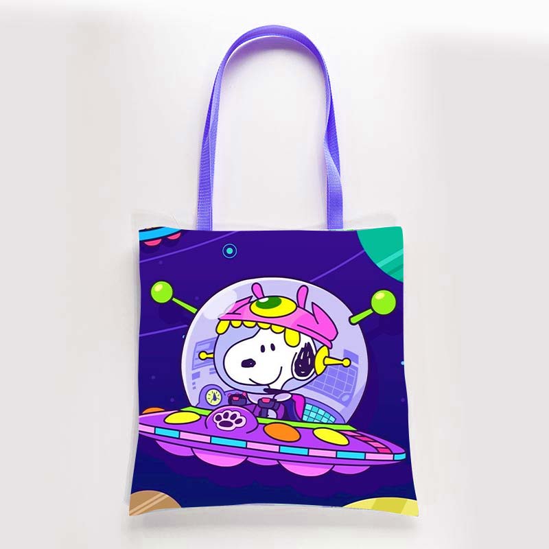Bolsa de lona impermeable Snoopy Space