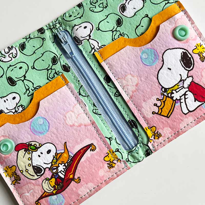 Billetera de cuerina Snoopy Colors